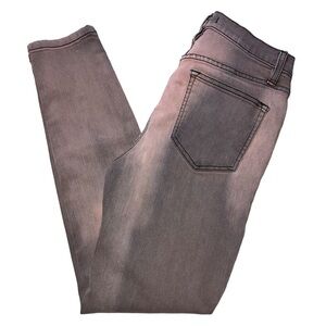 Free People Bleached Faded Ombré Skinny Jeans - size 26, Women’s